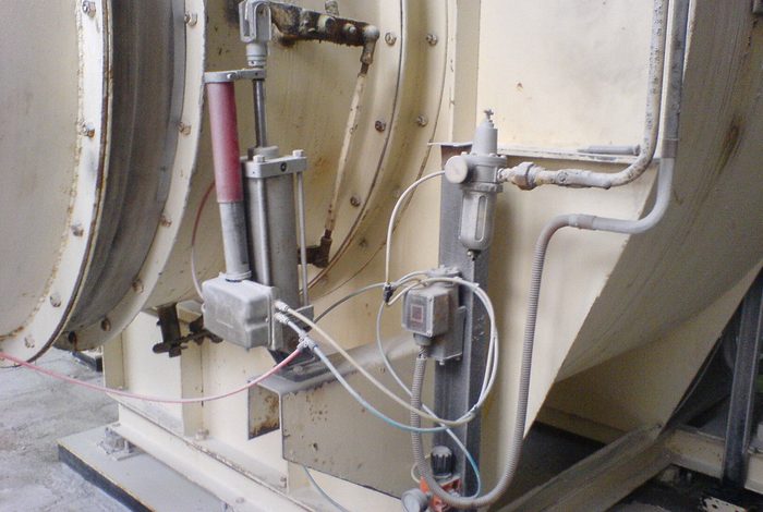 Direct hot-air furnace systems for industrial dryers project photo 1